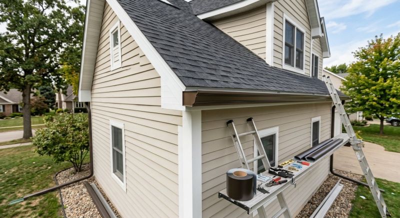 Seamless Metal Gutters Installation